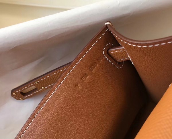 Casati Milano Brown Epsom Leather Pochette