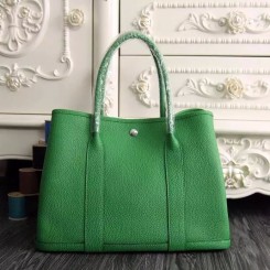 Replica Hermes Garden Party 36 Bag In Red Clemence Leather